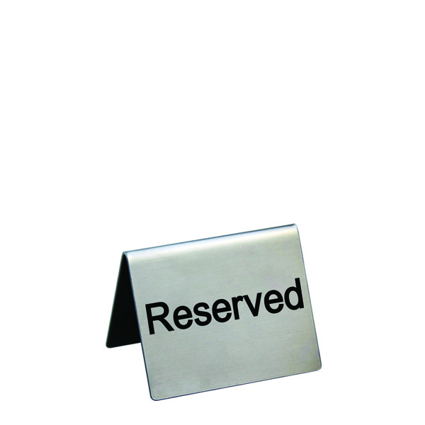 Πινακίδα «Reserve» 5x3,8 cm
