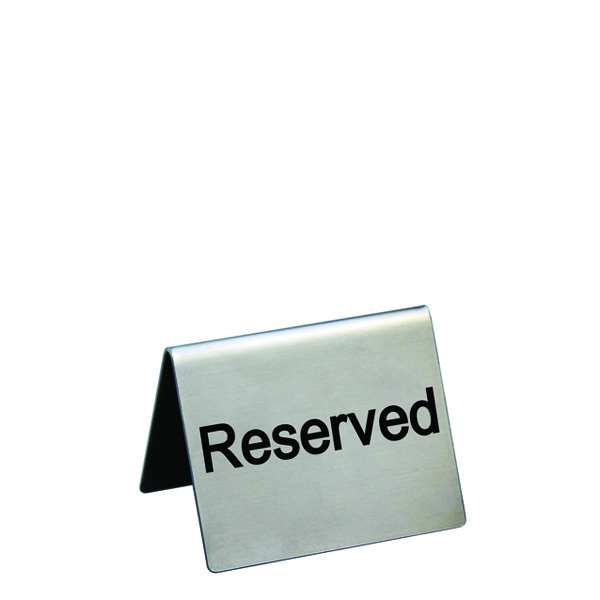 Πινακίδα «Reserve» 6,5χ6 cm