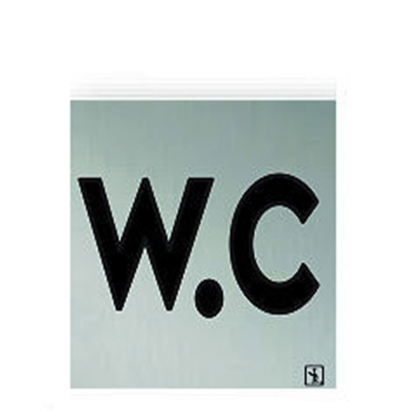 Πινακίδα ''WC'' 7,5*7,5cm