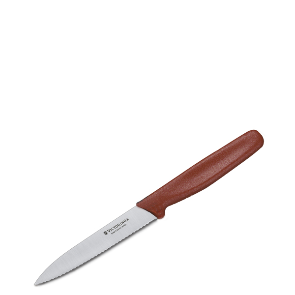 Μαχαίρι γενικής χρήσης Με δόντια κόκκινο | 10 cm