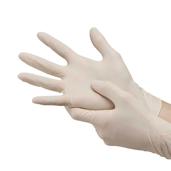 Γάντια latex με πούδρα large